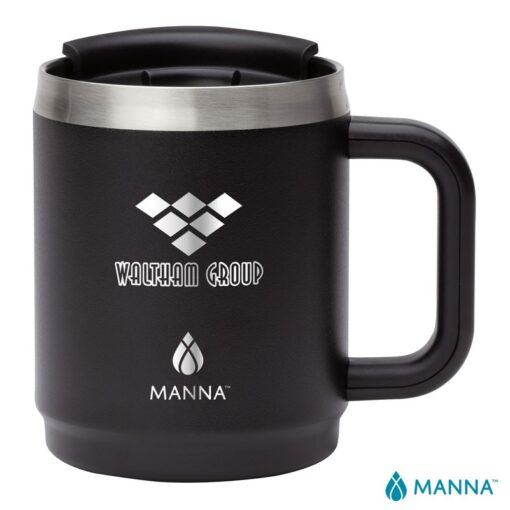 Manna 14 oz. Boulder Stainless Steel Camping Mug w/ Handle-2