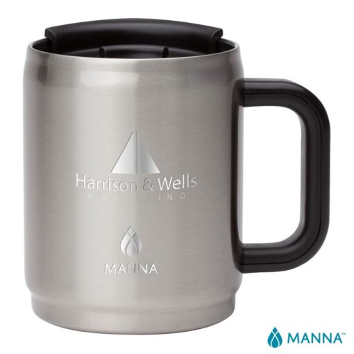 Manna 14 oz. Boulder Stainless Steel Camping Mug w/ Handle-5