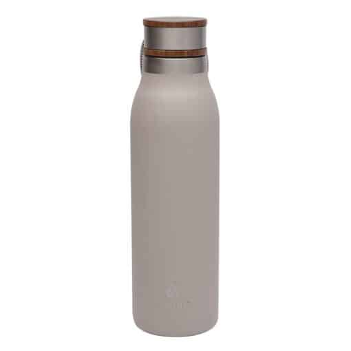 Manna 18 oz. Ascend Stainless Steel Water Bottle w/ Acacia Lid-3